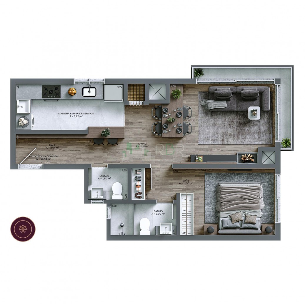 Apartamento, 2 quartos, 78 m² - Foto 26