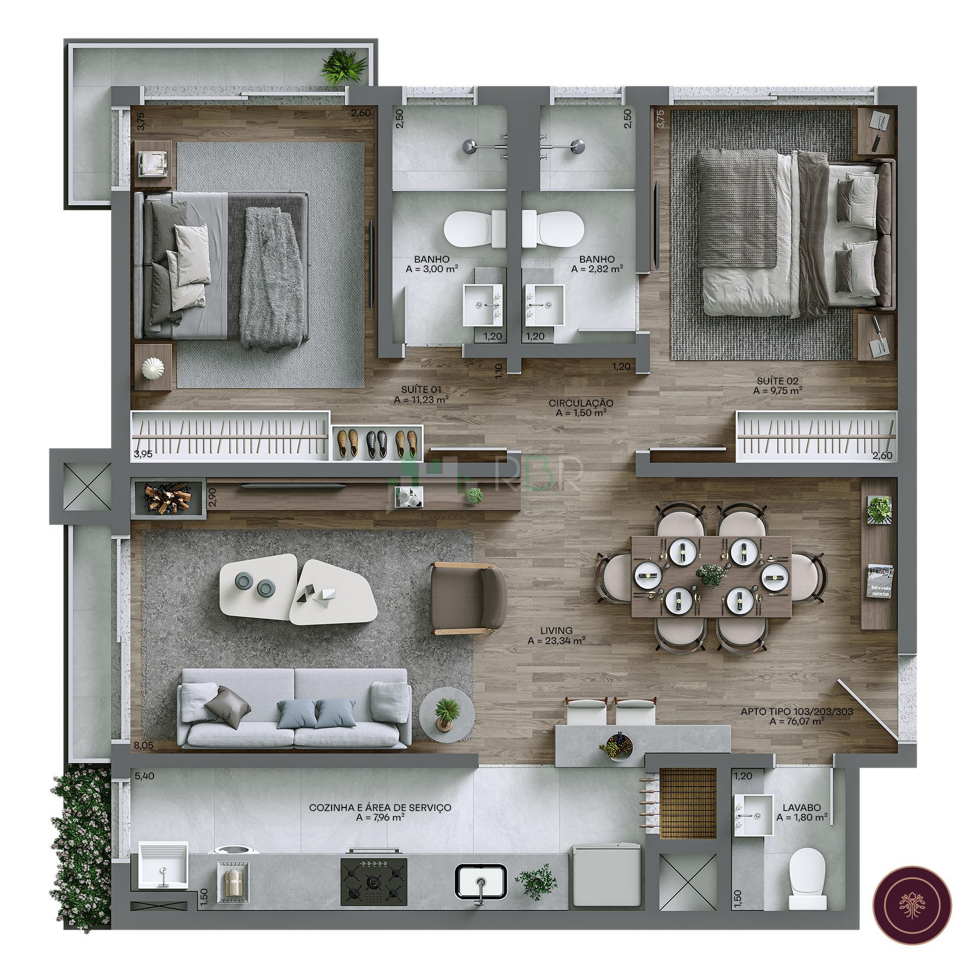 Apartamento, 2 quartos, 78 m² - Foto 25