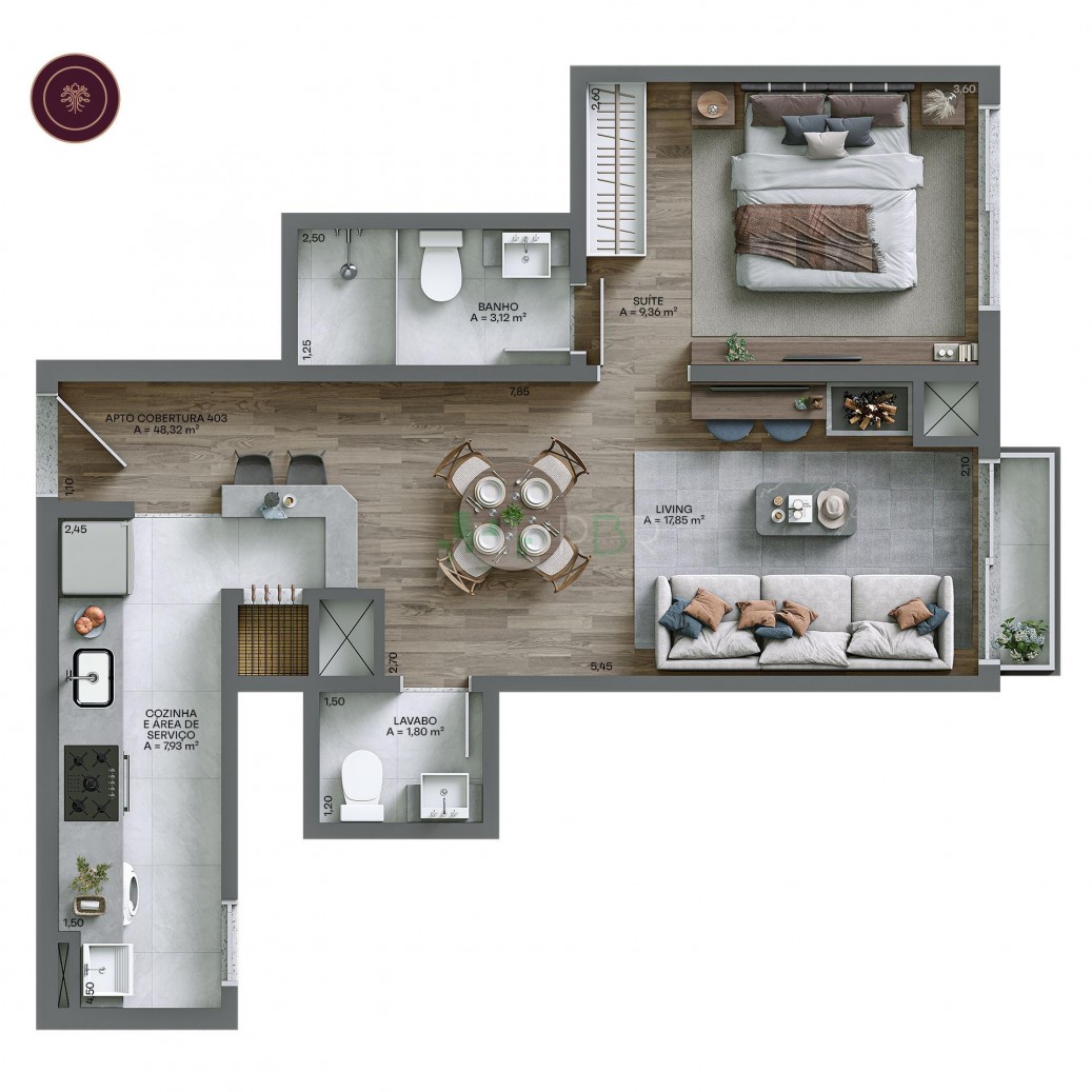 Apartamento, 2 quartos, 78 m² - Foto 30